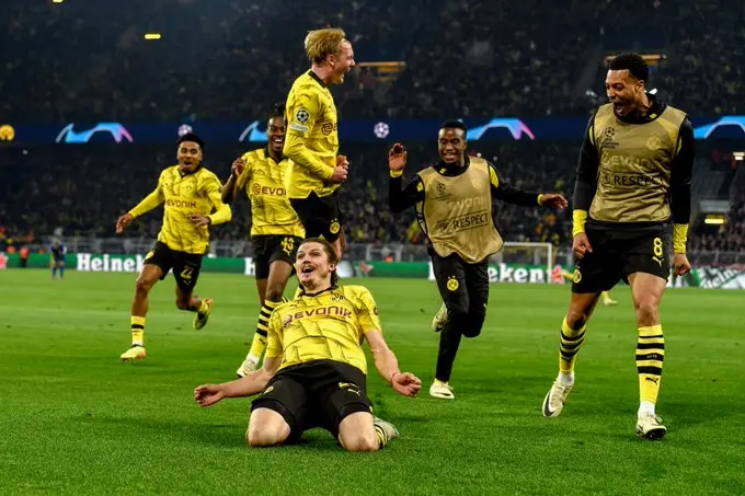 Borussia Dortmund fought back to beat Atletico Madrid 4-2 in their quarter-final second leg on Tuesday, securing a 5-4 aggregate victory