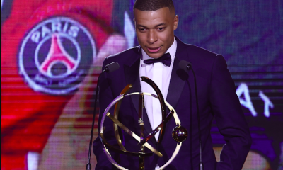 Kylian Mbappe has been named as France's player of the year. Mbappe won the award in a ceremony held in Paris, France on Monday.