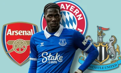 Arsenal, Bayern Munich and Newcastle are the clubs most heavily involved in purchasing Everton’s Amadou Onana, FootballTransfers