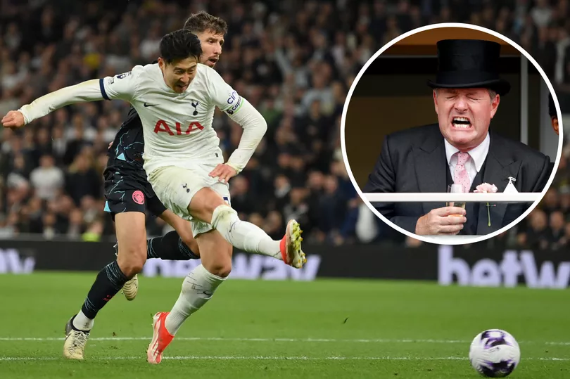 Television broadcaster and Arsenal supporter Piers Morgan has branded any Tottenham fan celebrating their 2-0 loss to Manchester City last