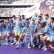 Manchester City, who last month won a fourth successive Premier League title, are suing the league over its financial rules, the Times