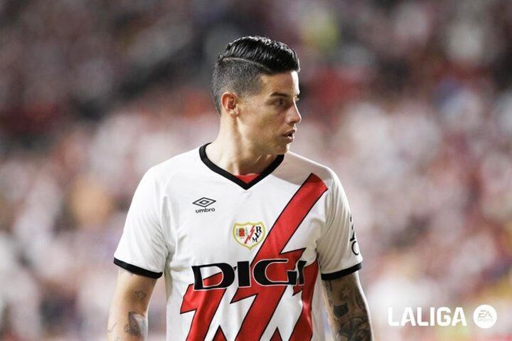 James Rodriguez Makes La Liga Return As Rayo Vallecano Down Osasuna