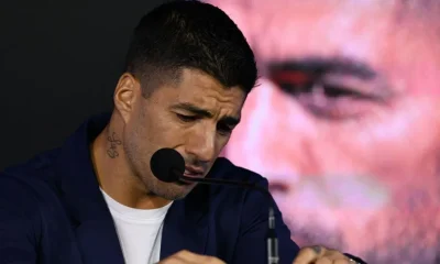 Uruguay striker Luis Suarez has announced his retirement from international football. The 37-year-old fought back tears as he confirmed