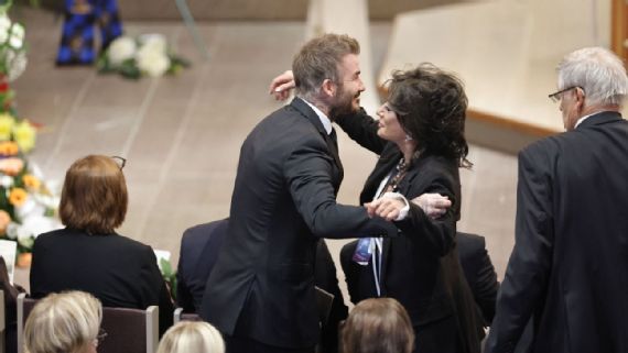 Beckham Among Mourners At Sven-Göran Eriksson's Funeral