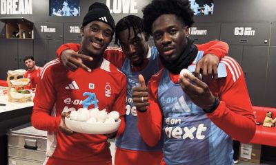 PHOTO: Super Eagles Star Ola Aina Surprises Former Chelsea Forward With Crate Of Eggs