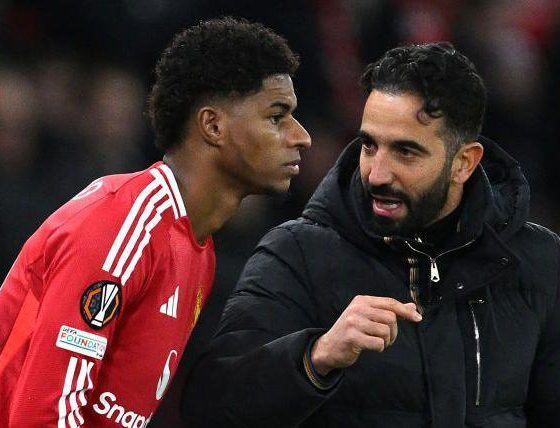 Ruben Amorim Says Marcus Rashford Must Do More Ahead Of Wolves clash