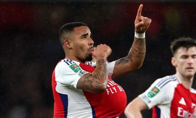 Arsenal 3-2 Crystal Palace: Jesus Hat-Trick Sends Gunners Into Carabao Cup Quarter-Finals