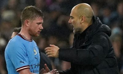 Pep Guardiola Responds To Rumours Of Man City Fall Out With Kevin De Bruyne