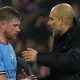 Pep Guardiola Responds To Rumours Of Man City Fall Out With Kevin De Bruyne