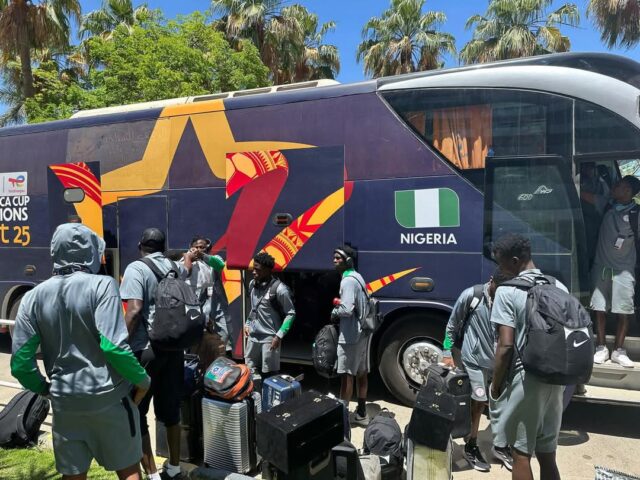 Flying Eagles Land In Ismailia, Readying For Key U20 AFCON Quarterfinal