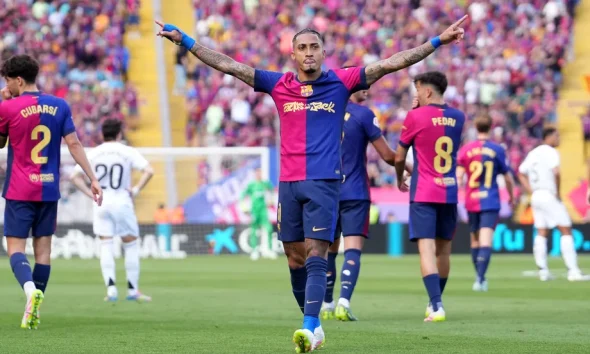 Barca's 4-3 El Clásico Thriller, Inspired By Raphinha And Yamal, Nears Them La Liga Glory