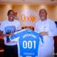 Nigerian Star Blessing Nkor Presents Deportivo Jersey To Ondo Governor