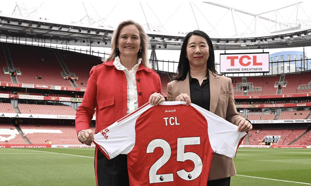 Arsenal Go Big With TCL Upgrading To Global Sponsors