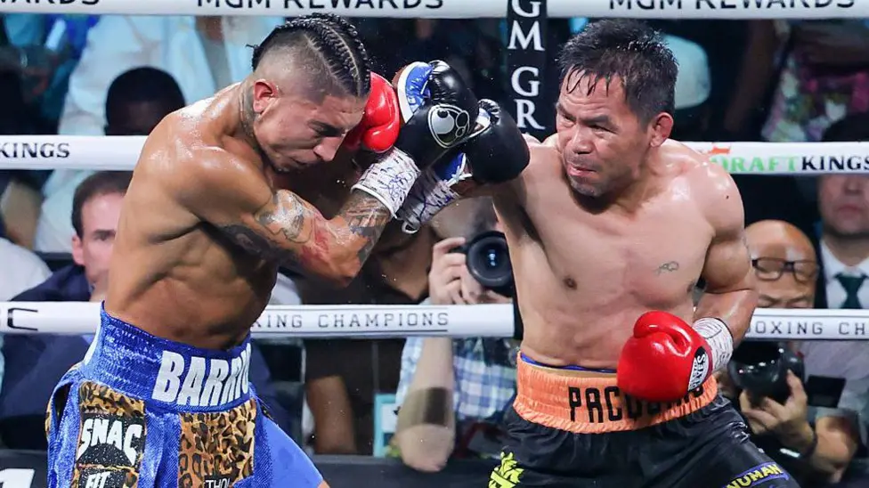Pacquiao, 46, Fights Barrios To A Draw In Comeback