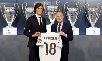 Perez Welcomes Carreras To Real Madrid: "Bernabeu Awaits"