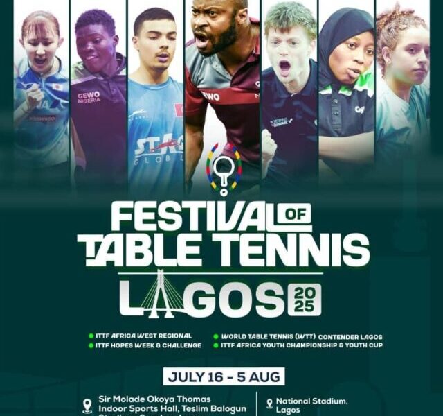 Table Tennis Festival Set To Begin In Lagos