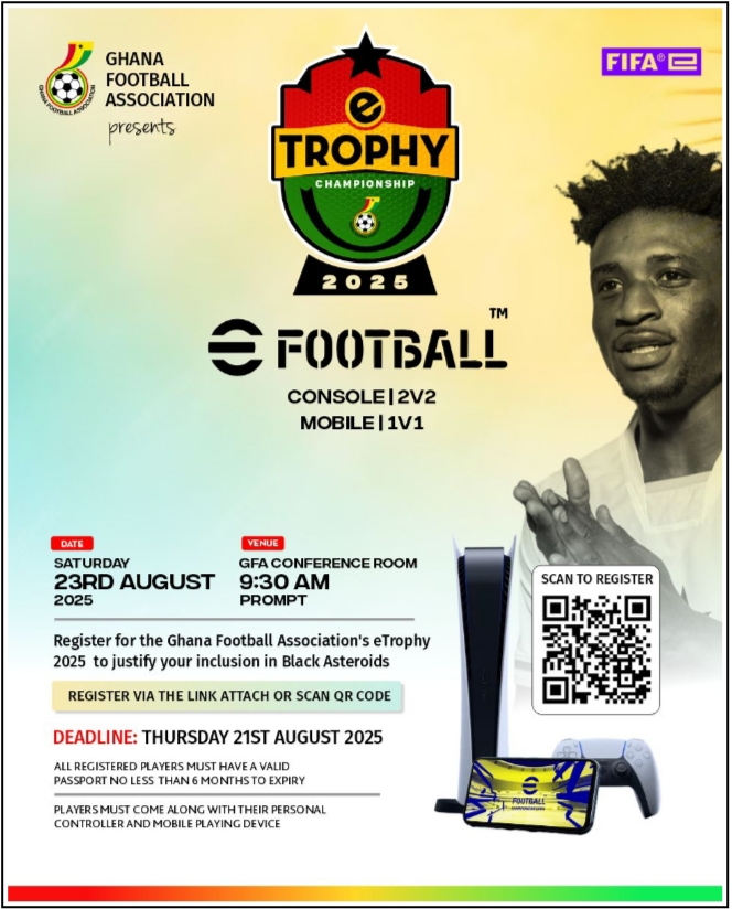 Ghana To Stage eTrophy 2025 Ahead Of Regional FIFAe Qualifiers