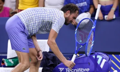 Tennis: Medvedev Beaten After Photographer Enters Court