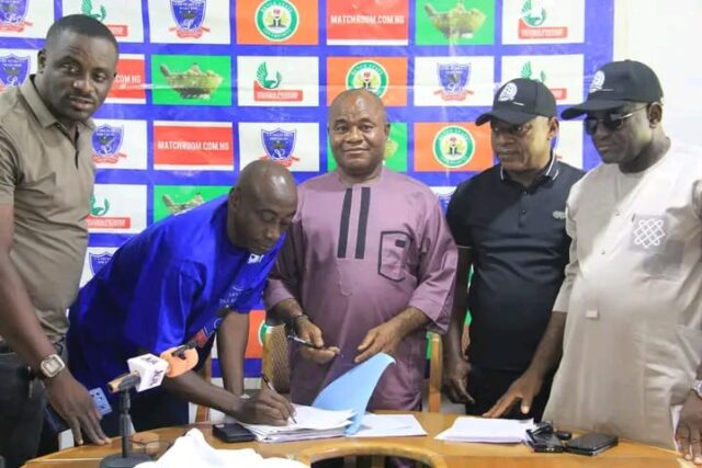 Lobi Stars Unveil Coach Abubakar Bala For NPFL Return