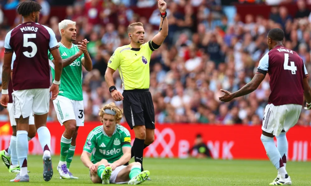 10-man Villa Hold Newcastle To A Goalless Draw At Home