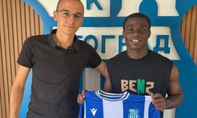 Edwin SC Celebrates Enemosa's Move To OFK Beograd