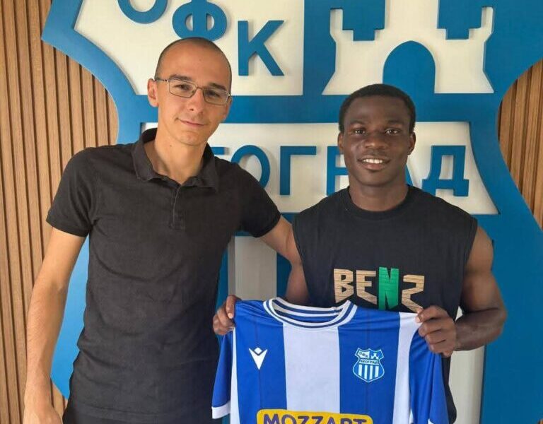 Edwin SC Celebrates Enemosa's Move To OFK Beograd