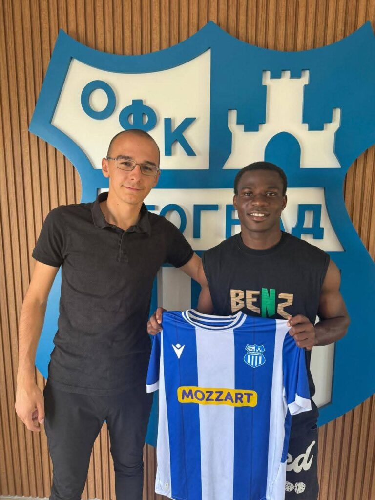 Edwin SC Celebrates Enemosa's Move To OFK Beograd