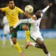 "Super Eagles midfielder Wilfred Ndidi in action during a World Cup qualifier"