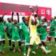 Team Nigeria celebrates after winning the 2025 FC Bayern U-16 Youth Cup