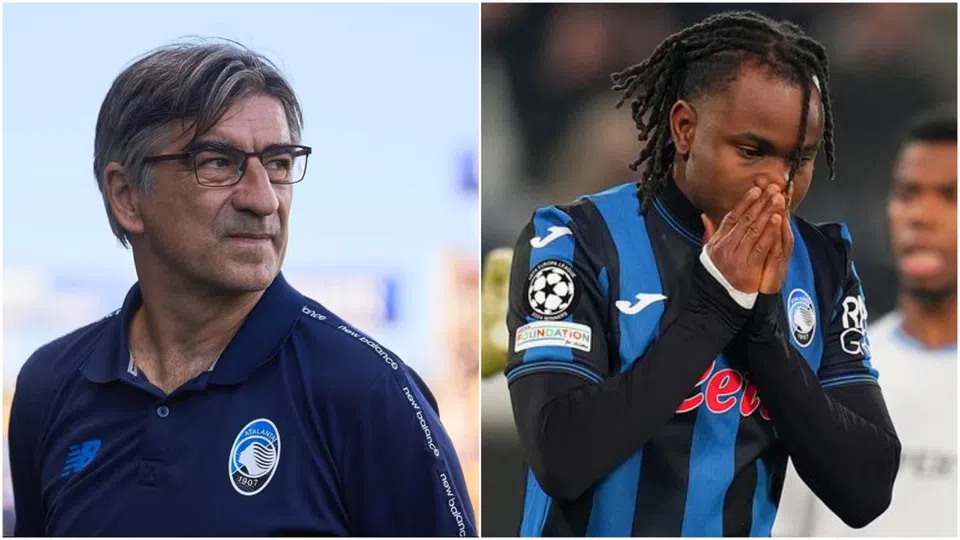 Ademola Lookman Atalanta Coach Ivan Juric Training Session