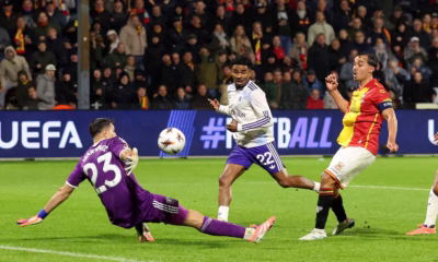 Aston Villa player Emiliano Buendia missing a penalty in Europa League match against Go Ahead Eagles
