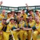 Australia Women’s Cricket Team Celebrating A World Cup Victory