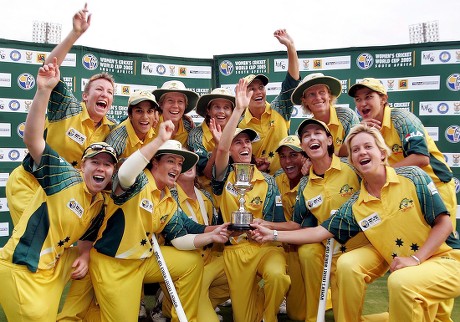 Australia Women’s Cricket Team Celebrating A World Cup Victory