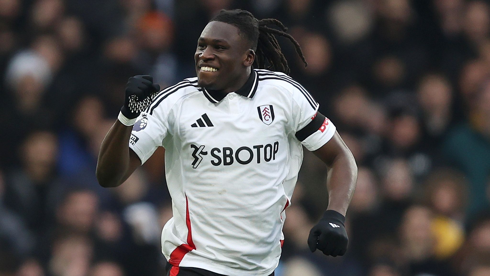 Calvin Bassey Fulham defender during Premier League match