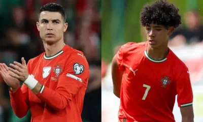 Cristiano Ronaldo Jr training with Al-Nassr youth team