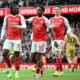 Ebere Eze Celebrates Scoring For Arsenal Against Crystal Palace