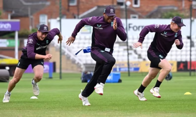 England cricket team players training ahead of the Ashes series in Australia.