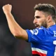 Fabio Borini training with Salford City after leaving Sampdoria