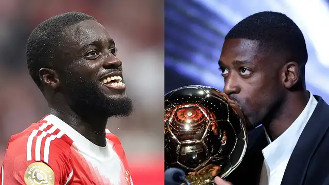 "Ousmane Dembélé lifts the 2025 Ballon d’Or trophy as PSG and France teammate Dayot Upamecano hails his childhood friend with emotional tribute."
