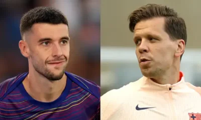 “Wojciech Szczesny training with Barcelona, praising Joan Garcia as the future number one goalkeeper ahead of El Clasico