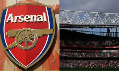 Arsenal fans fill the Emirates Stadium during a Premier League match, with expansion plans set to increase capacity.