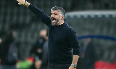 Gennaro Gattuso gestures on the sidelines during Italy’s World Cup qualifier against Israel