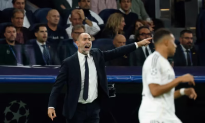 Juventus manager Igor Tudor reacts during Champions League defeat to Real Madrid