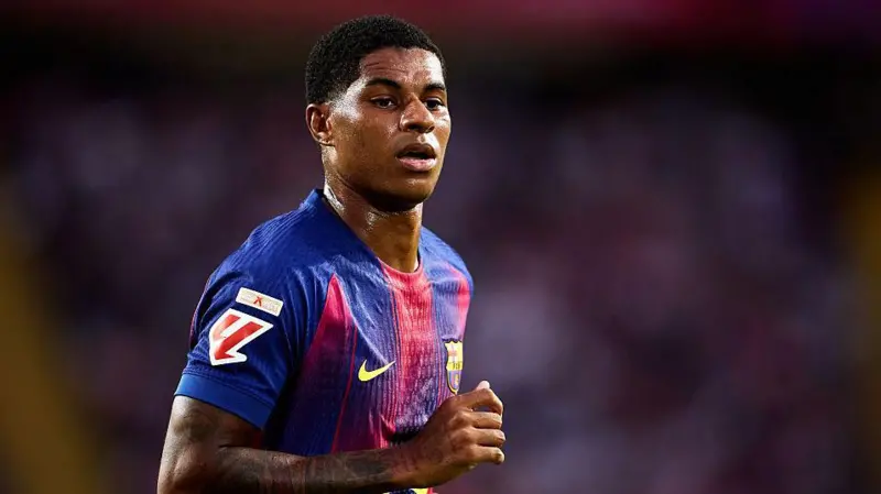 Marcus Rashford Barcelona forward during La Liga match against Real Oviedo