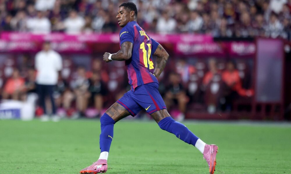 Marcus Rashford Playing For Barcelona During 2025-26 Season