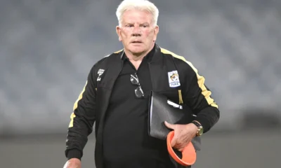 Uganda Cranes head coach Paul Put during AFCON 2025 press briefing