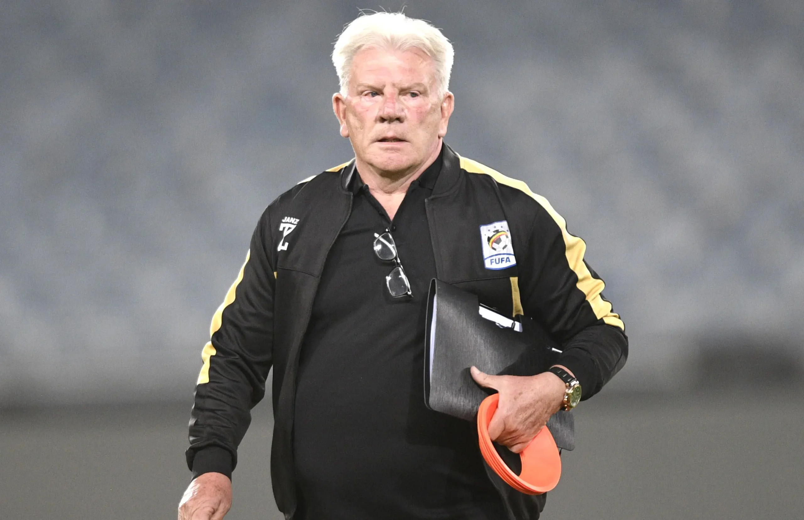 Uganda Cranes head coach Paul Put during AFCON 2025 press briefing