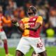 Victor Osimhen celebrating after scoring for Galatasaray in the UEFA Champions League