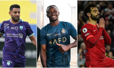 Riyad Mahrez, Sadio Mane, and Kalidou Koulibaly — the top three highest-paid African footballers in 2025.