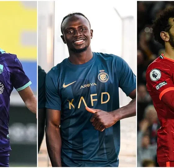 Riyad Mahrez, Sadio Mane, and Kalidou Koulibaly — the top three highest-paid African footballers in 2025.